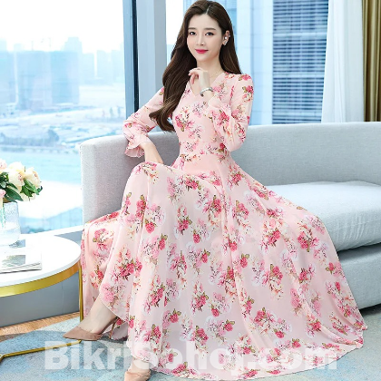STYLISH ELEGANT  LONG GOWN KURTI